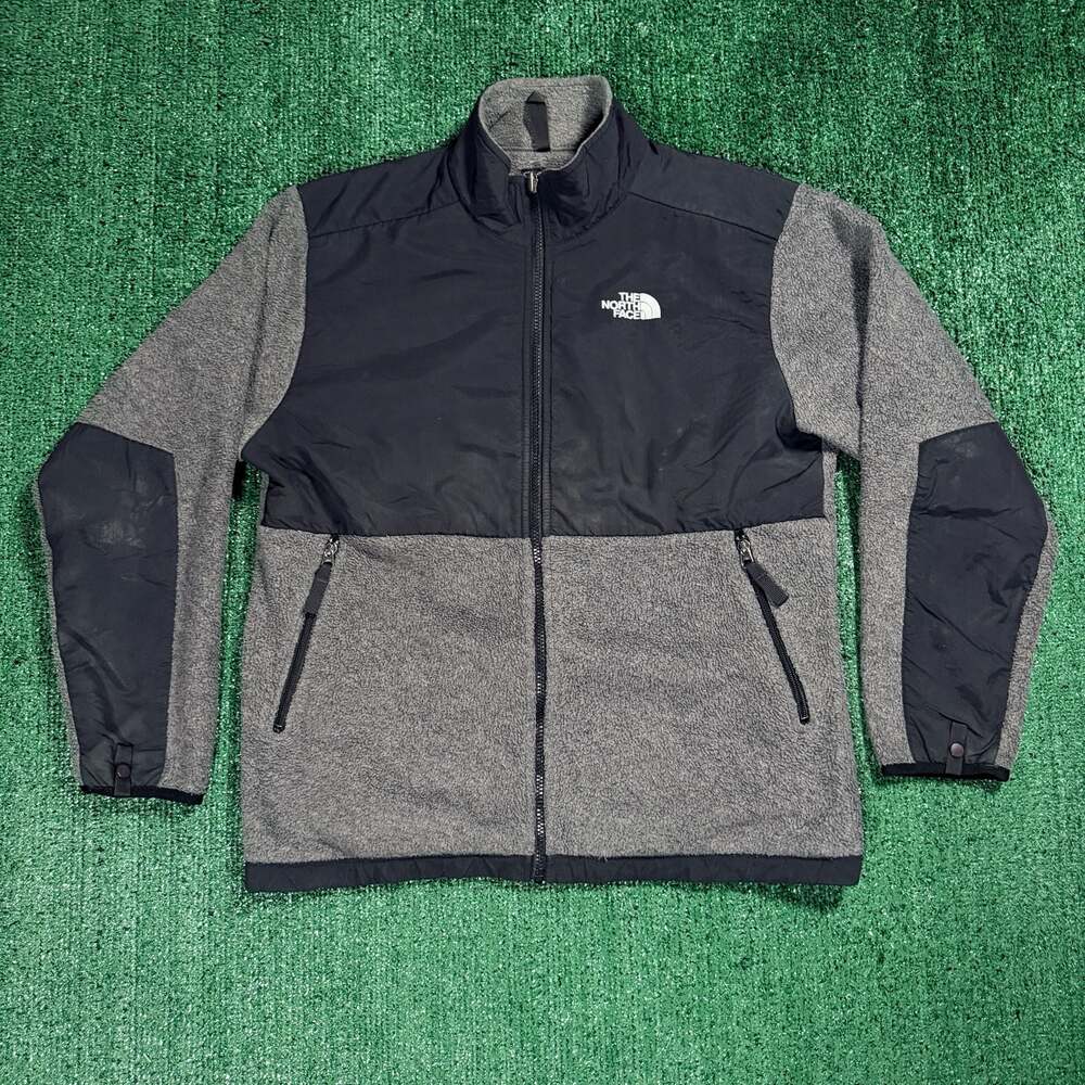 Mens Denali Grey The North Face Fleece Jacket Medium